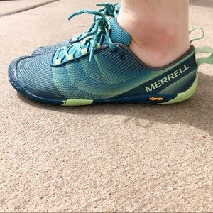 Merrell barefoot vibram running shoes